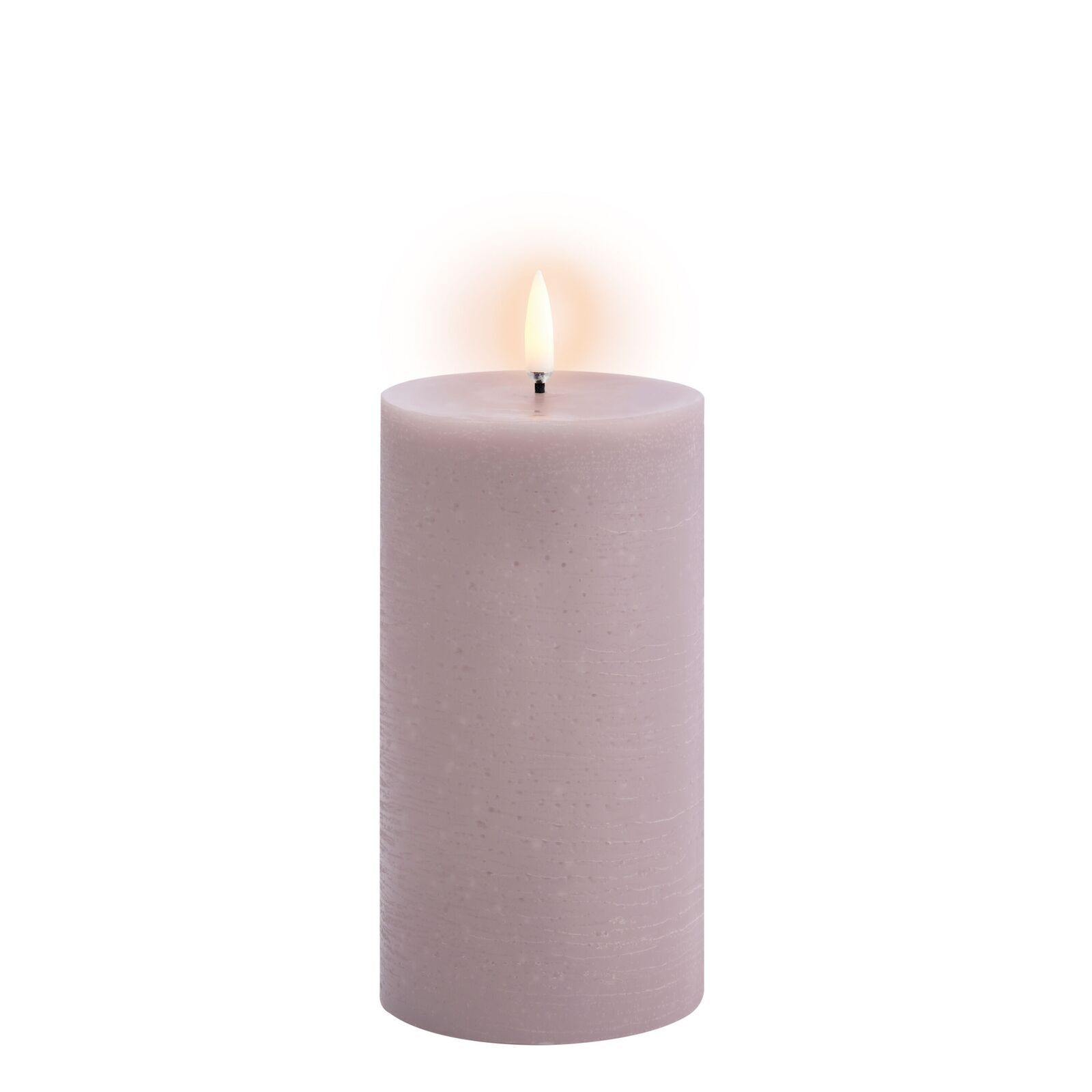 Uyuni-UL-PI-LL-C78015-Coloured-Pillar-Candles-large Uyuni LED Stumpenkerze 7,8x15cm rustic light lavender