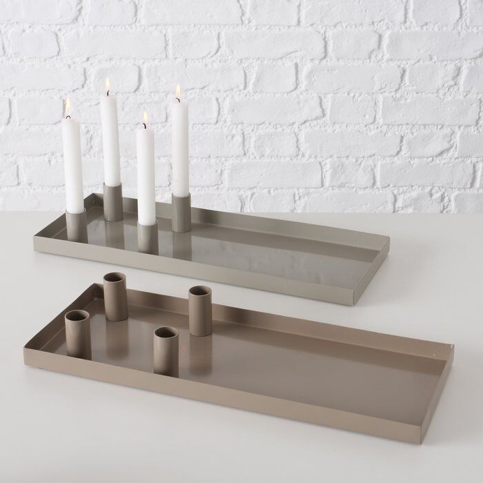 Detailbild-wUmFtdEZ-large Kerzenleuchter Rimalh grau