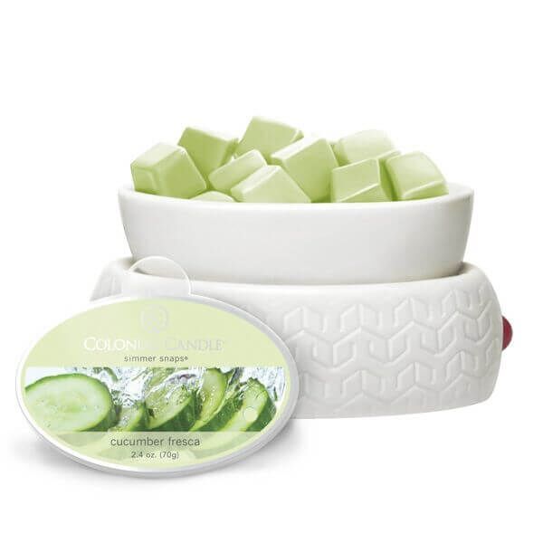 ccsnaps-2177_3_5594fff50d83b Colonial Candle Cucumber Fresca Simmer Snaps 70g