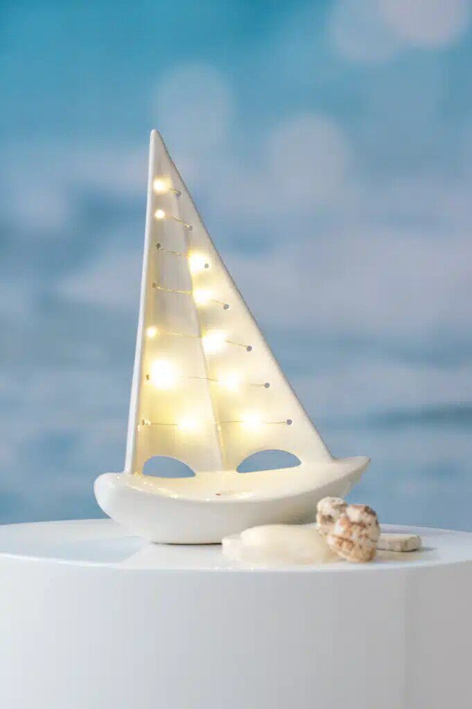 Boot Andiamo LED cremeweiß 30cm