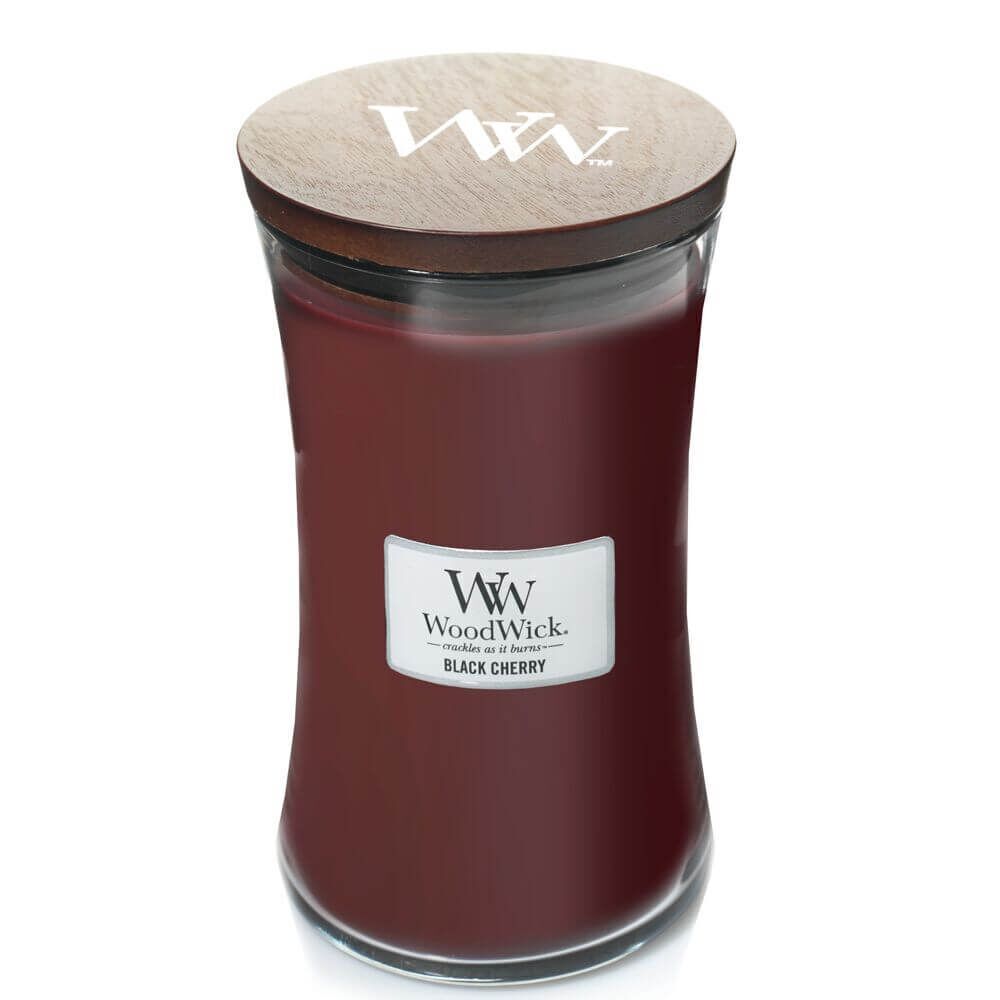 93100-Black-Cherry-Large-Jar-silho Black Cherry 610g von Woodwick