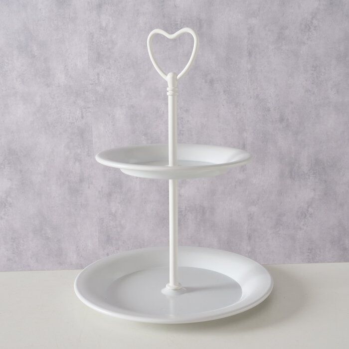 Etagere Mikala 23cm weiß