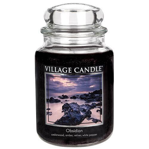 Village Candle Obsidian 645g