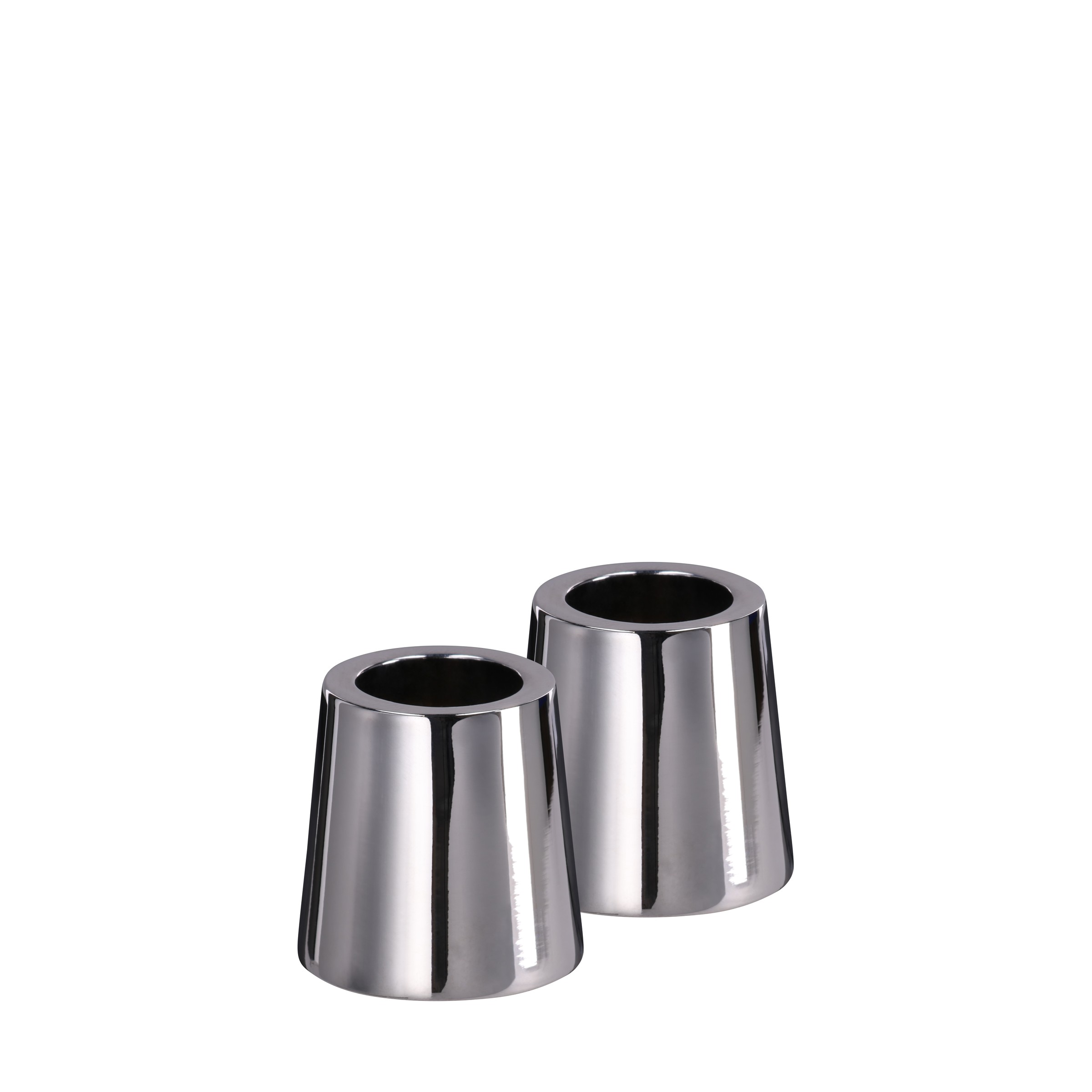 Uyuni Tafelkerzenhalter Light Mini chrome 2 Stück
