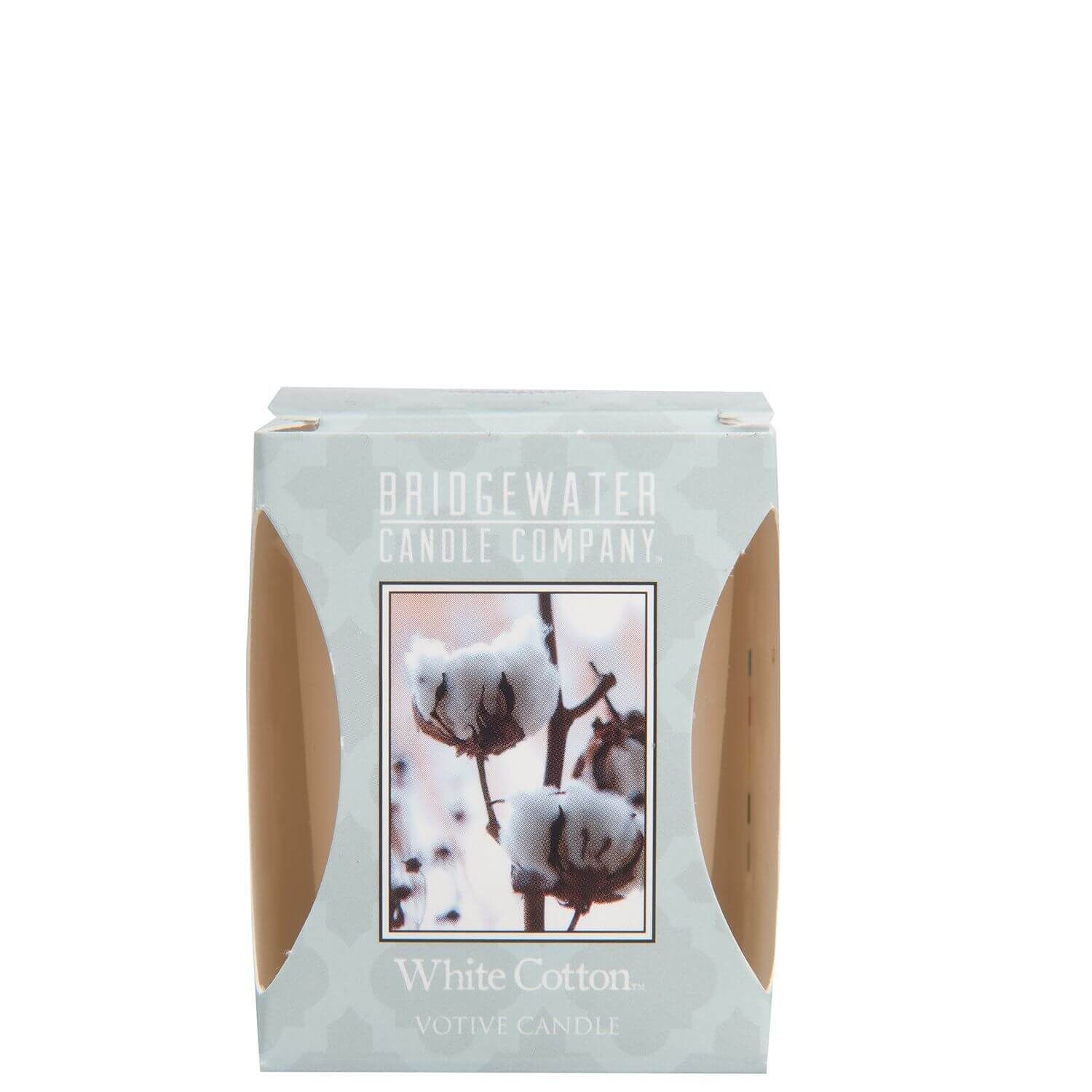 BW_WhiteCotton_Votive_Box_1 White Cotton 56g - Bridgewater Candle