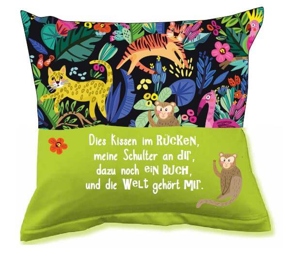 Sofahelden Lesekissen Kids Dschungel