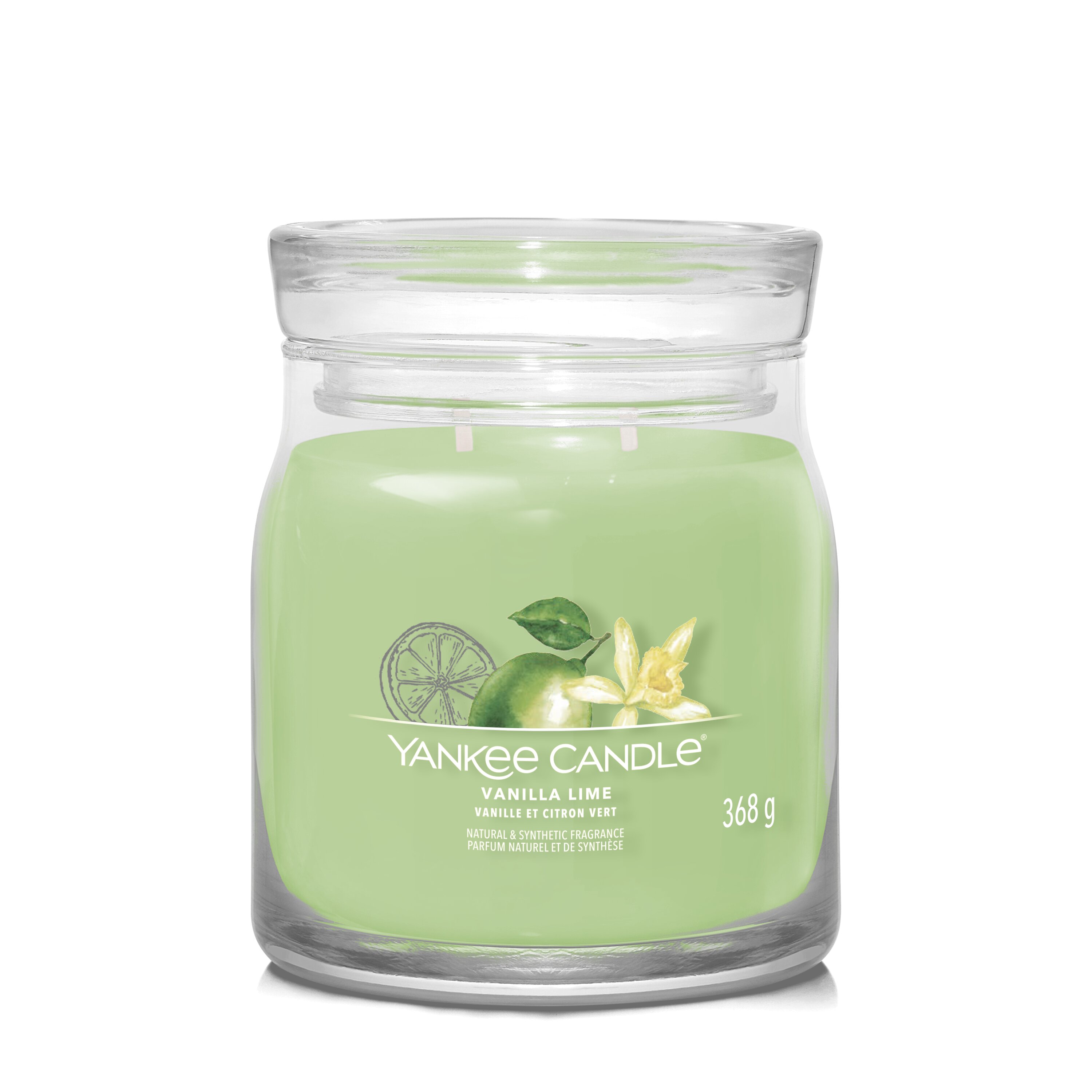 Vanilla Lime Signature Medium Jar 368g 2-Docht