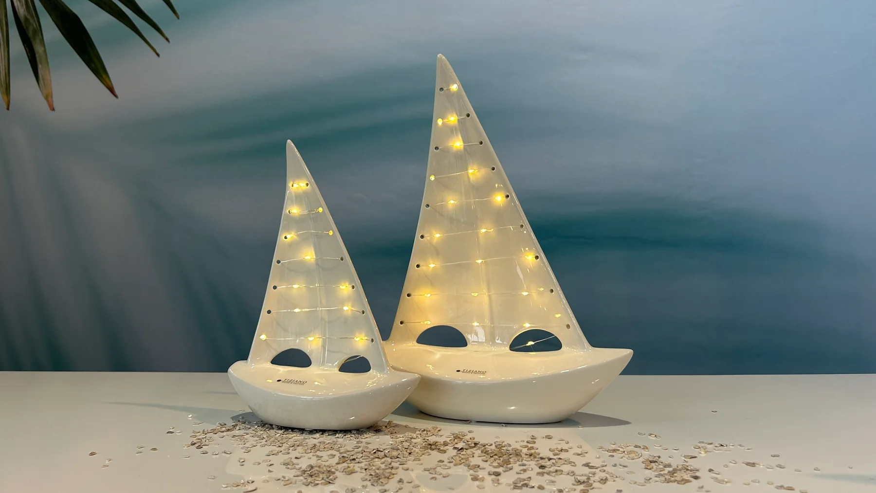 Boot Andiamo LED cremeweiß 30cm