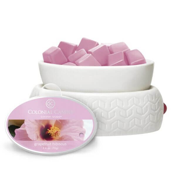 ccsnaps-4647_3_5594fff893a2f Colonial Candle Grapefruit Hibiscus Simmer Snaps 70g