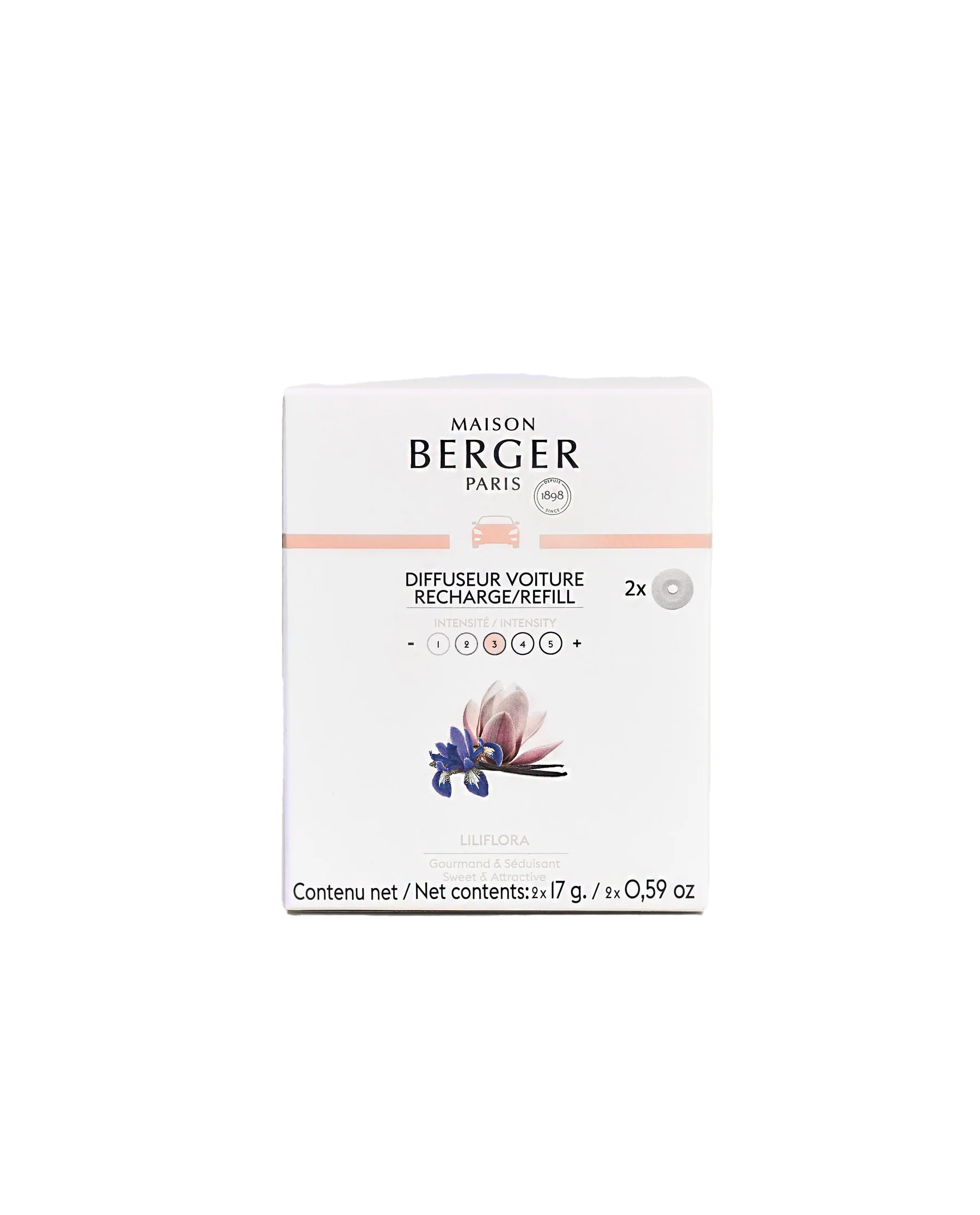 Liliflora Set 2 Stück Nachfüller Autoduft