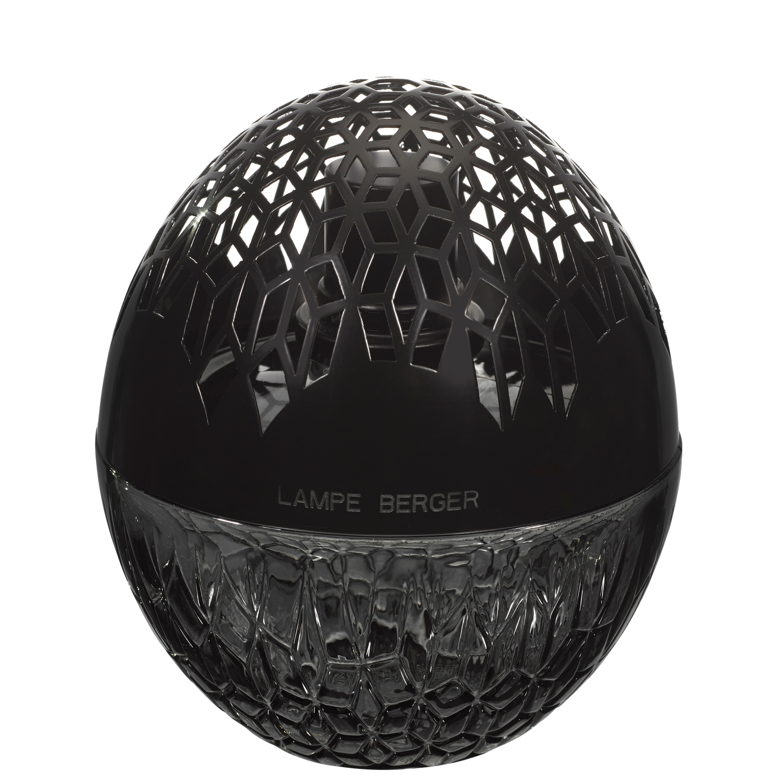 Lampe, Tischlampe, Geometrisches Muster, Schwarz, Deko-Objekt