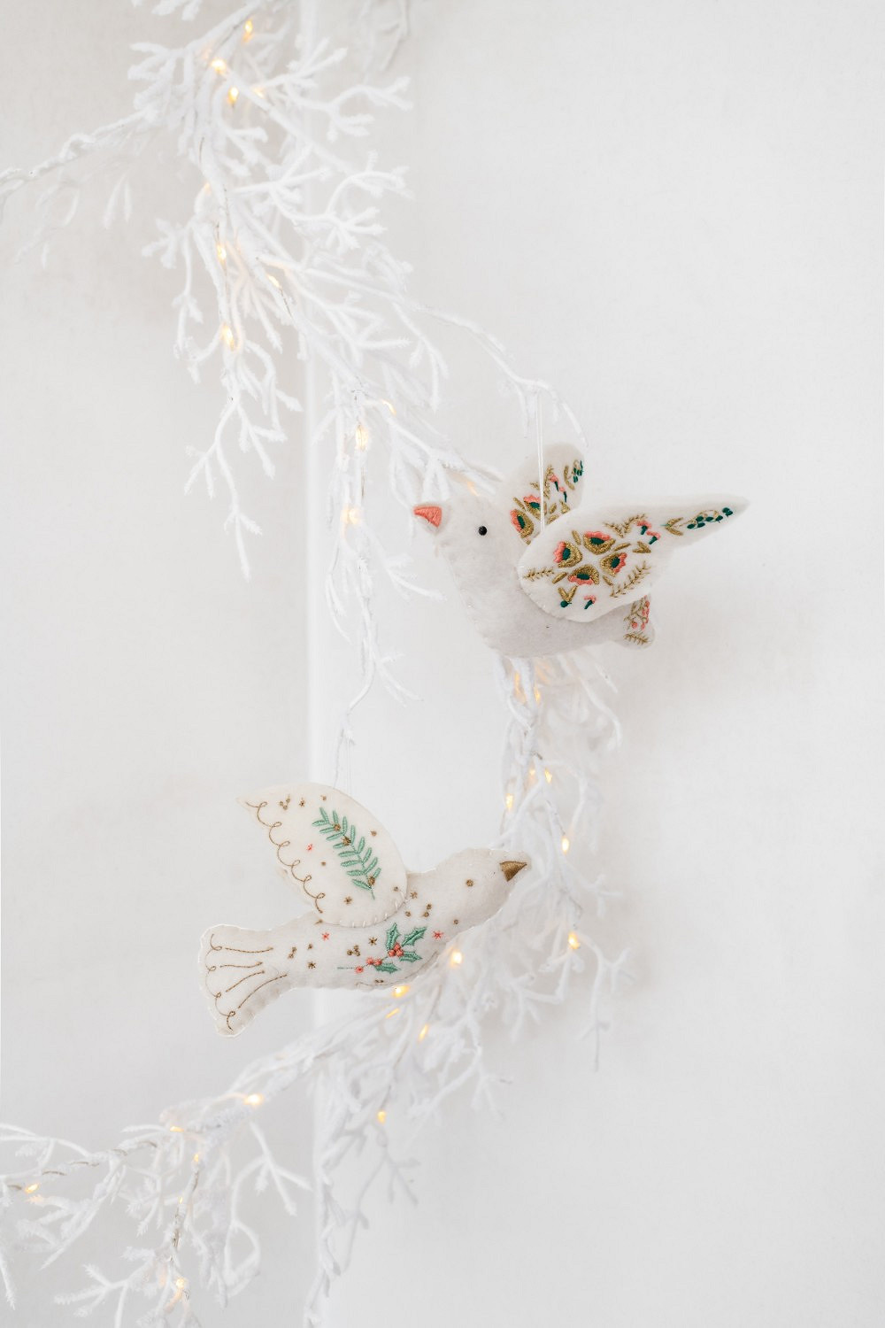 Girlande Schnee LED 30cm Girlande Schnee LED 30cm