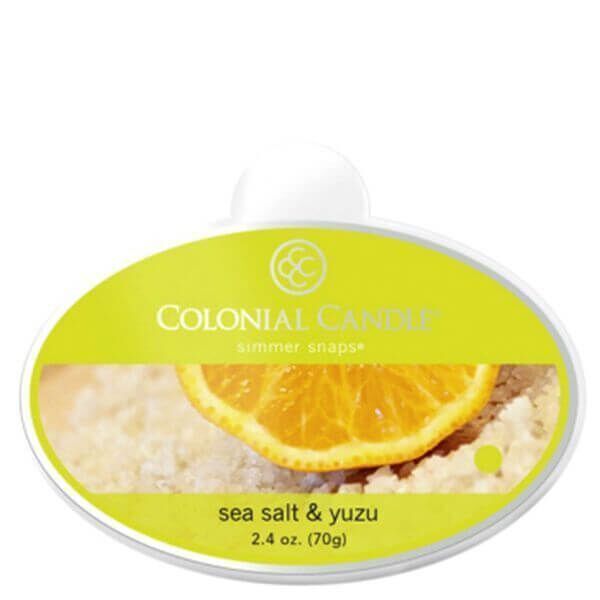 Colonial Candle Sea Salt &amp; Yuzu Simmer Snaps 70g