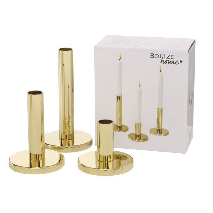 Kerzenleuchter-Set Malko gold