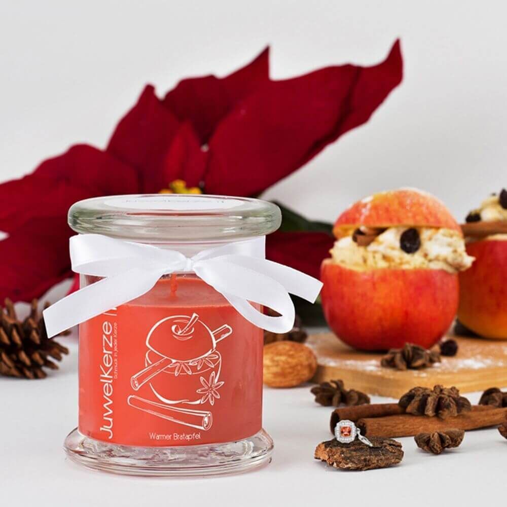 JuwelKerze Warmer Bratapfel (Charm Anhänger) 230g