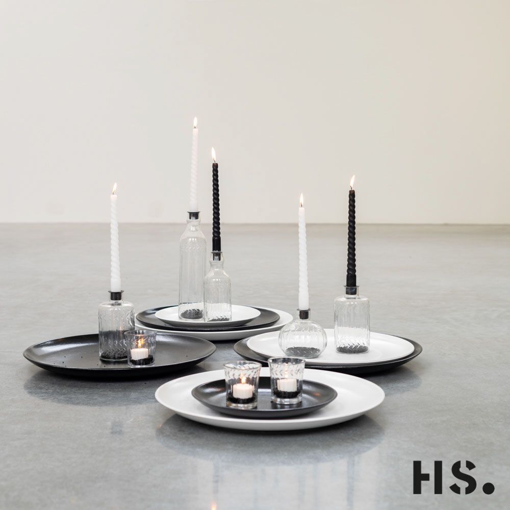 F4Jyb2X4 Dekoteller schwarz S