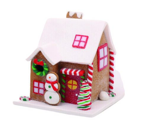 haus2 Deko Lebkuchenhaus 13cm Variante 2