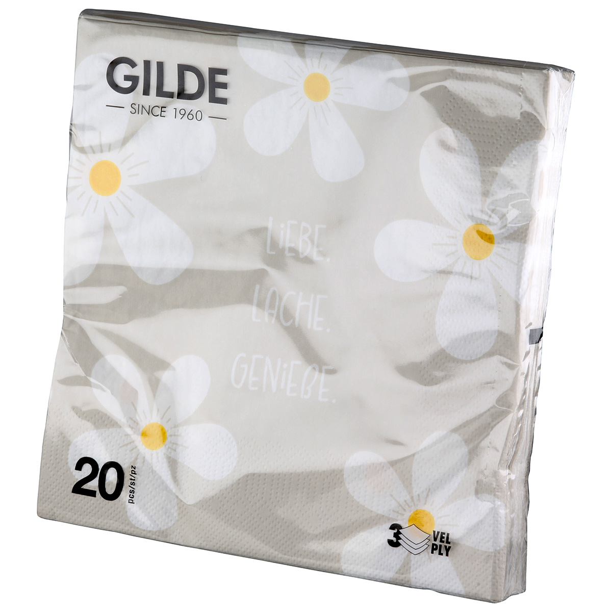 Serviette Liebe Lache Genieße Serviette Liebe Lache Genieße