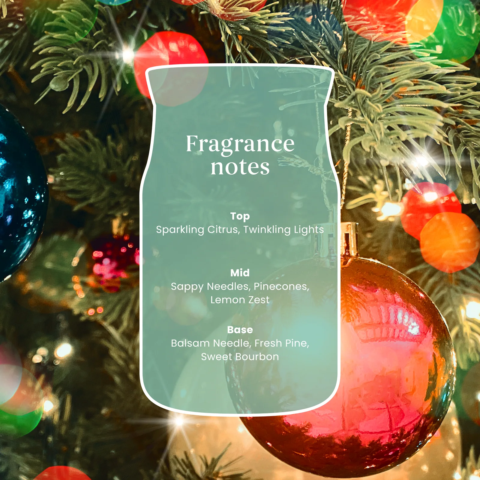 Fragrance notes, Top notes, Mid notes, Base notes, Weihnachtsbaumschmuck