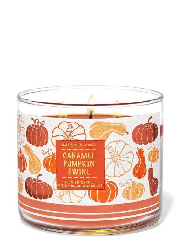 3-Docht Kerze - Caramel Pumpkin Swirl - 411g