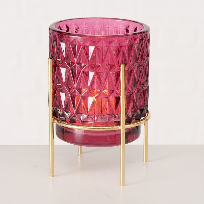 Windlicht Noria rot Variante 3