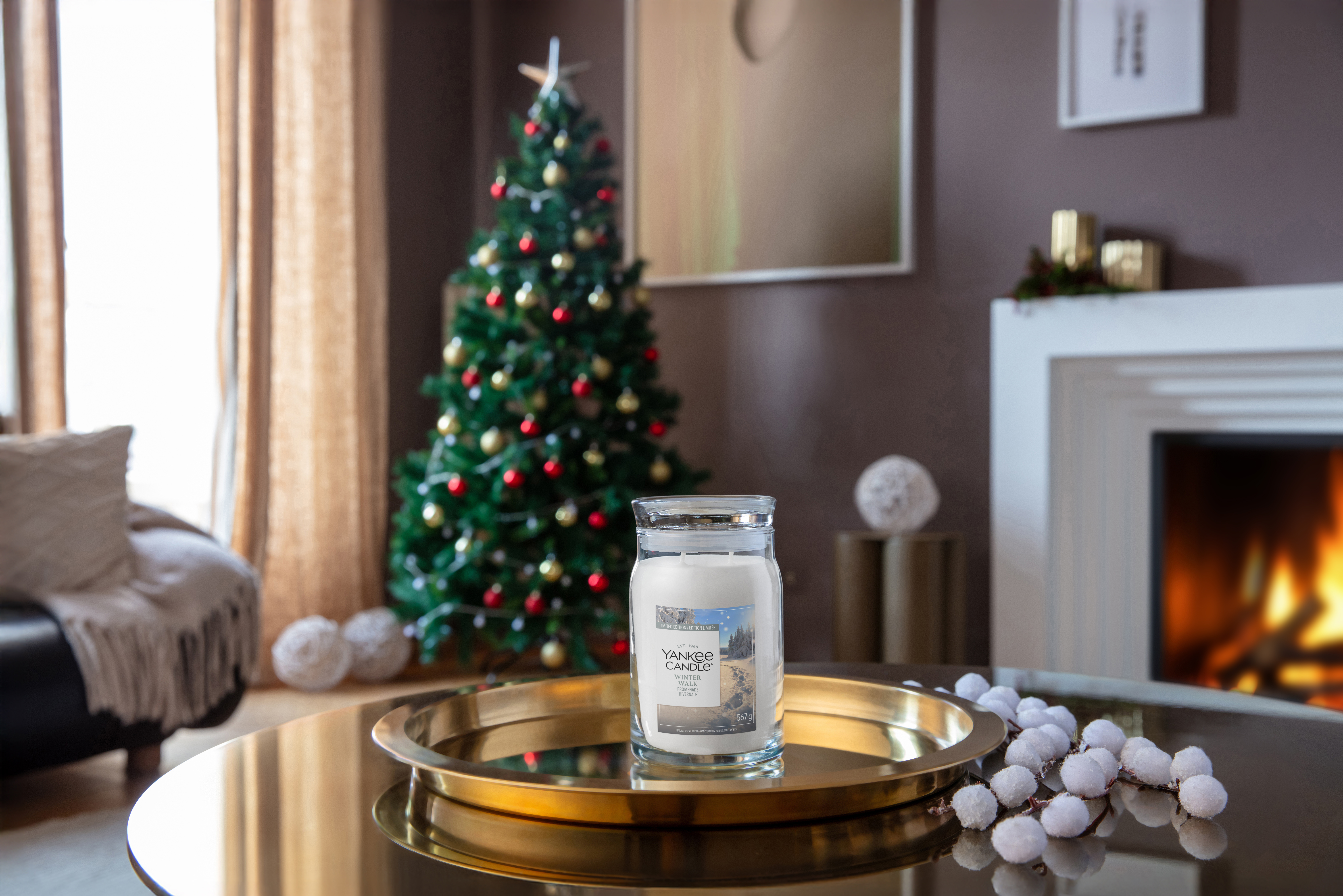 Winter Walk Signature Jar 567g 2-Docht