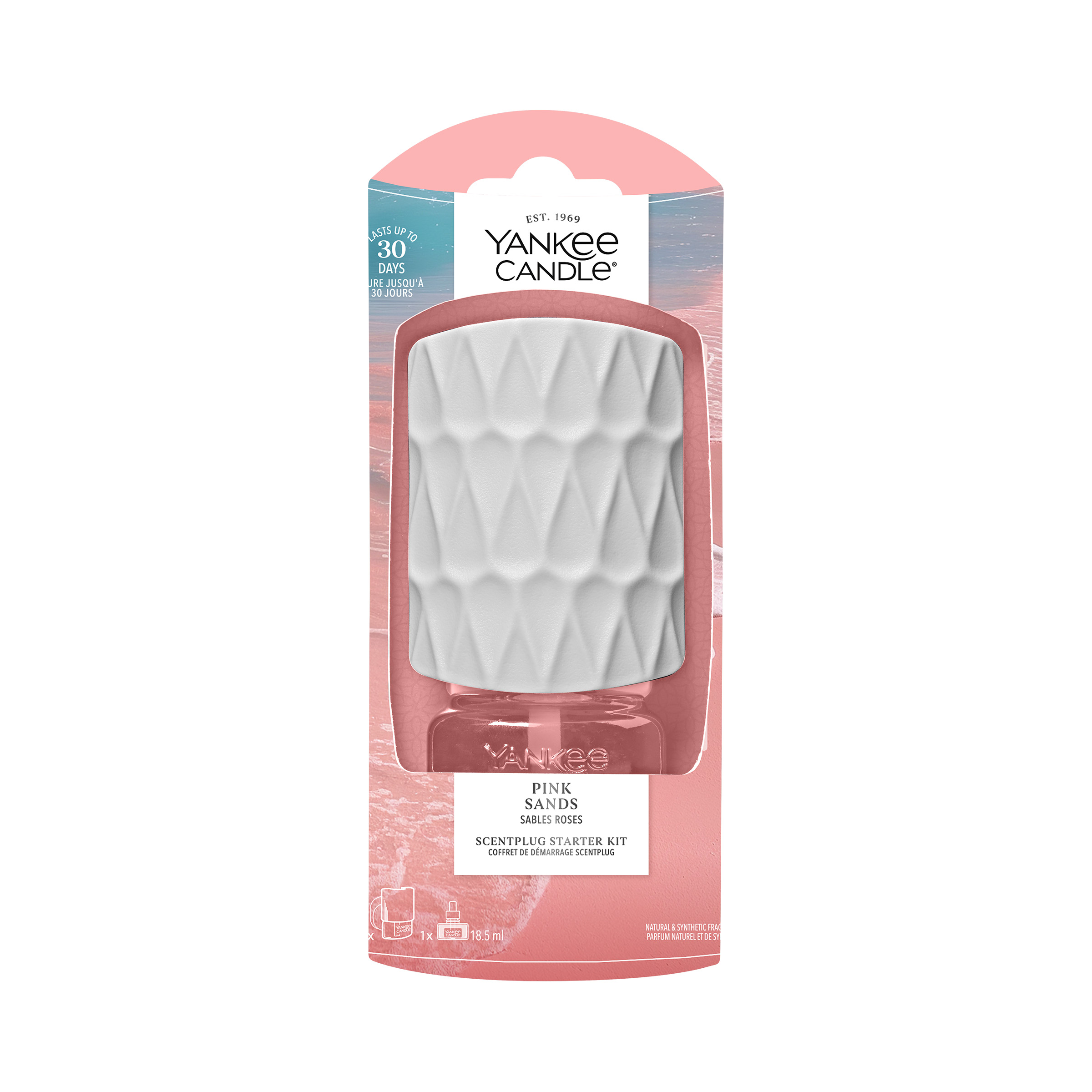 Votivkerze, Yankee Candle, Scent Plug Starter Kit, Rosé Verpackung, Rosa Duftkerze