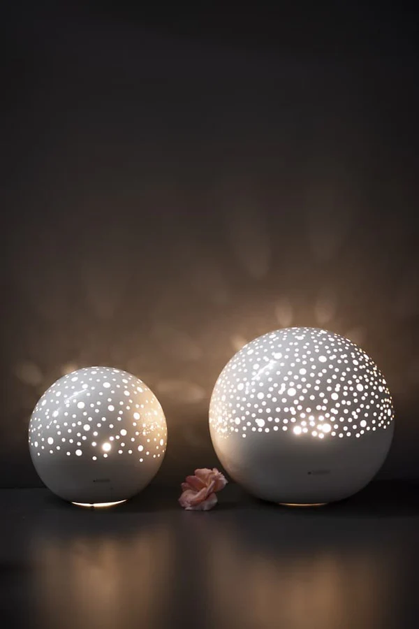 Lampe - Lichtkugel Padova 26cm LED creme