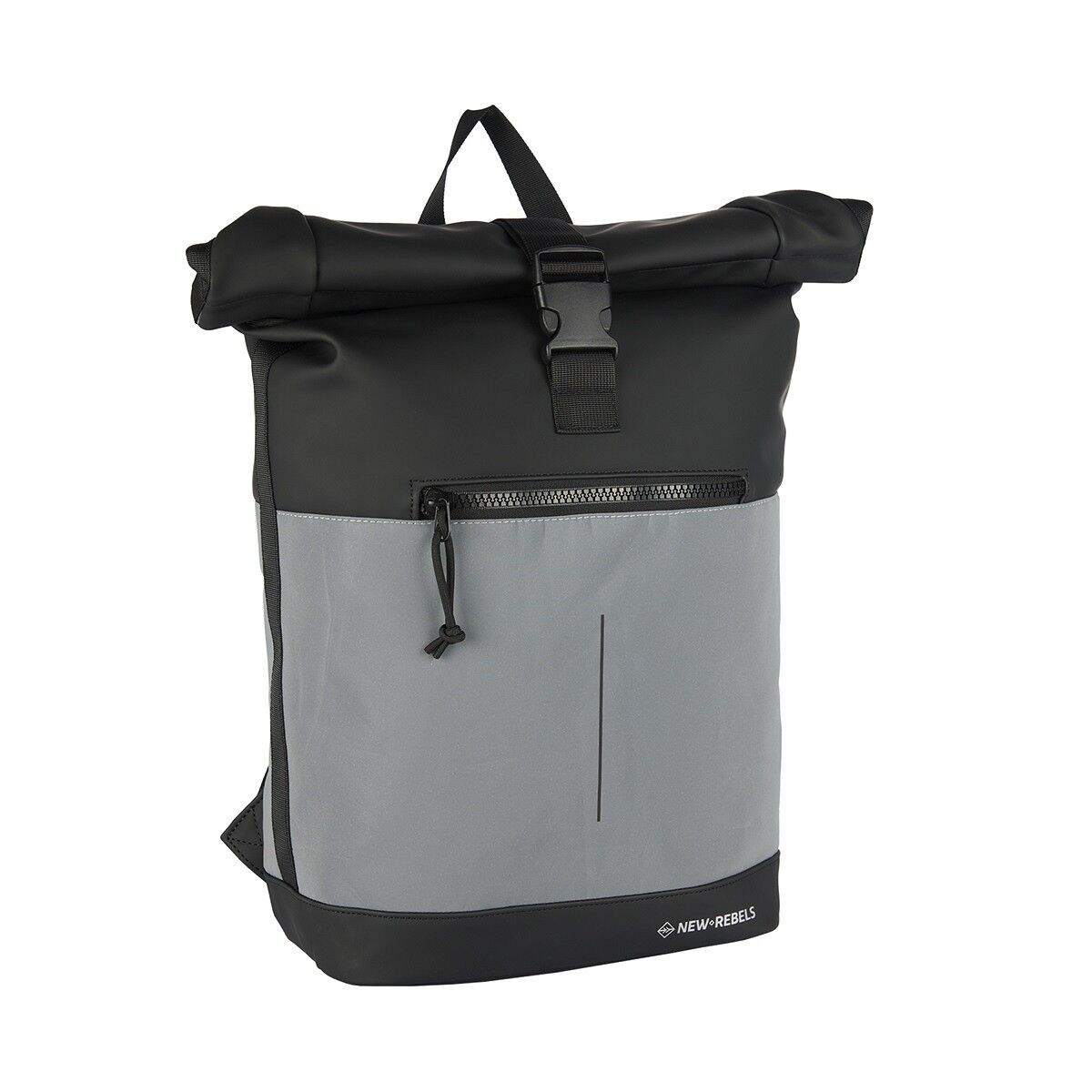 Bowie - New York Rolltop Rucksack schwarz