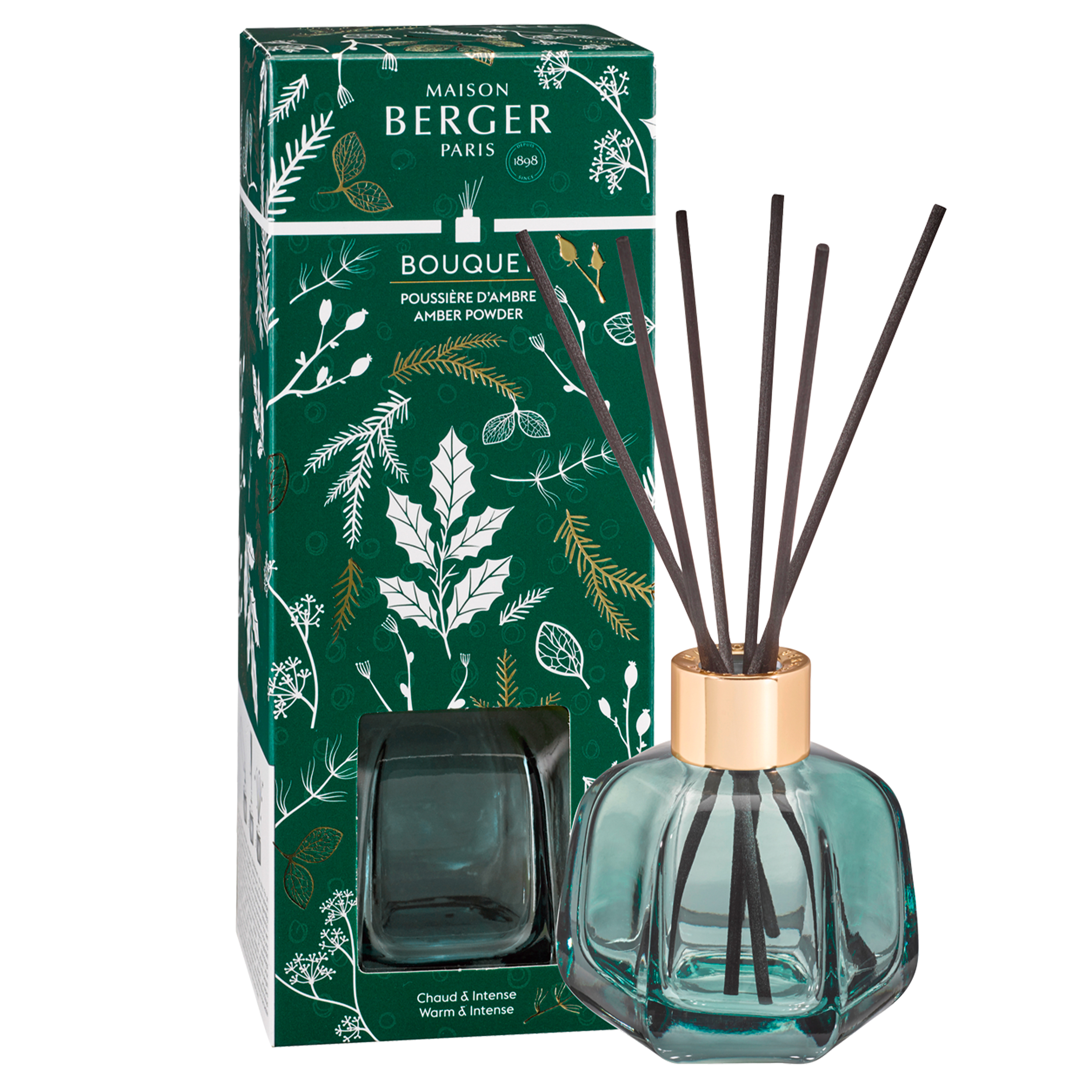 Duftlampe, Diffuser, Raumduft, Stäbchen-Set, Ambra/Patchouli?