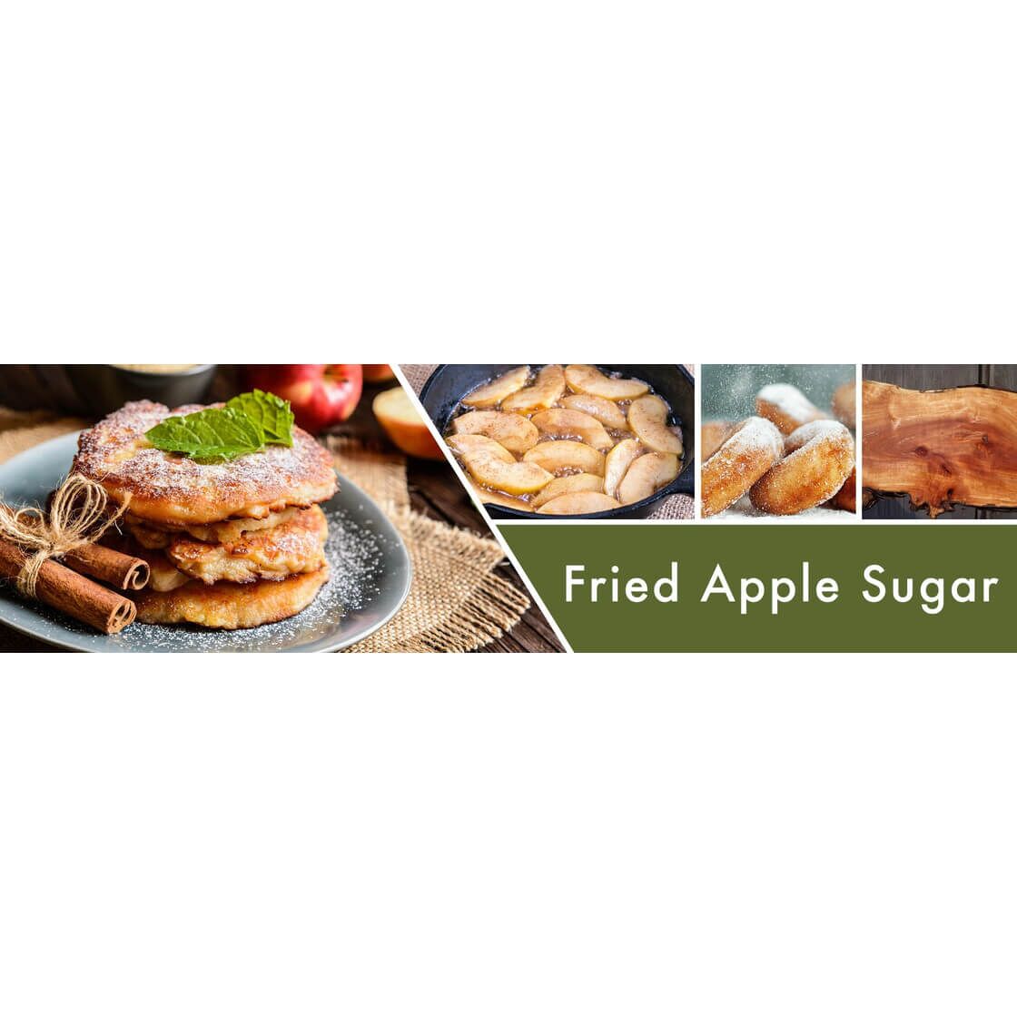 Fried Apple Sugar 411g (3-Docht)