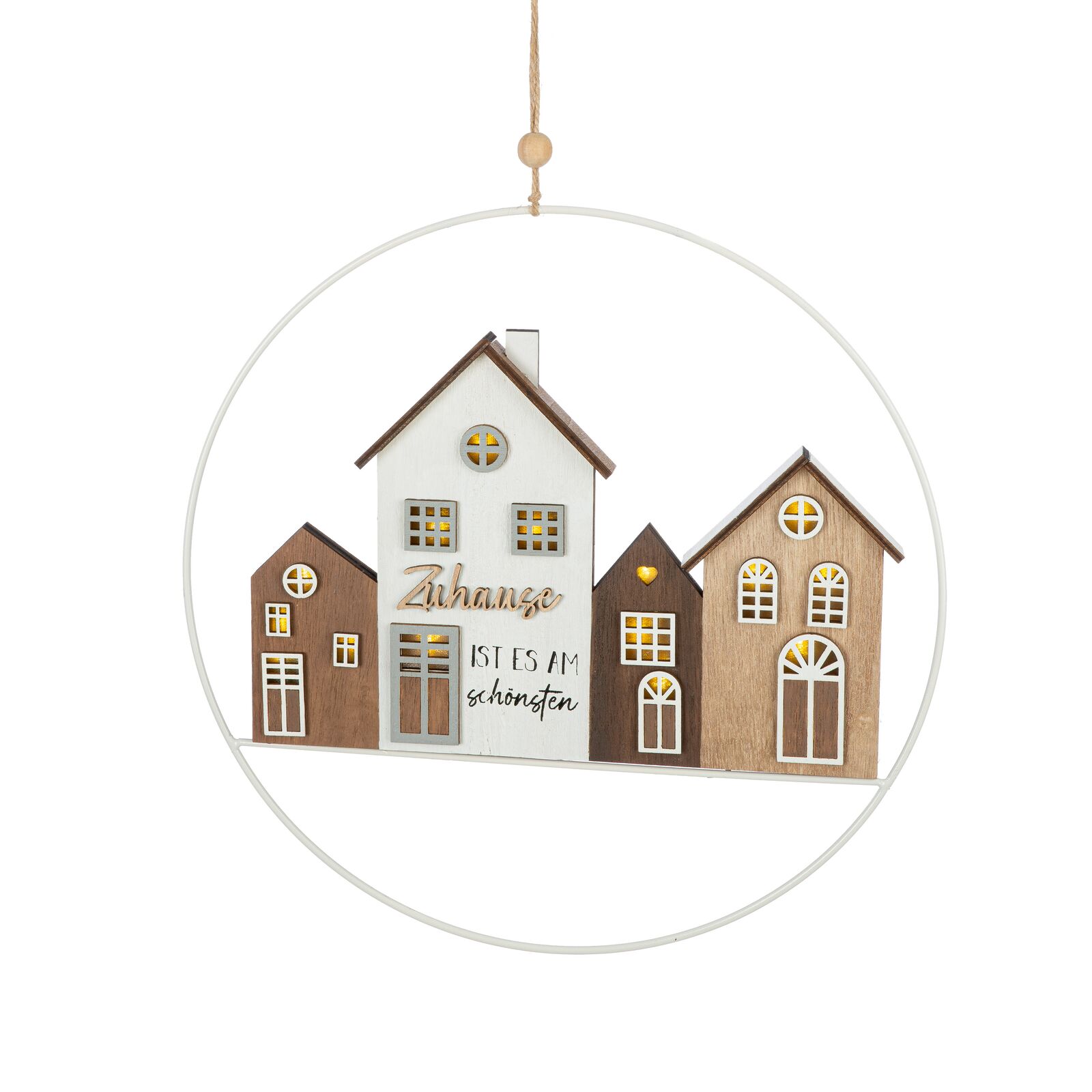 Deko Hänger Zuhause LED Variante 3