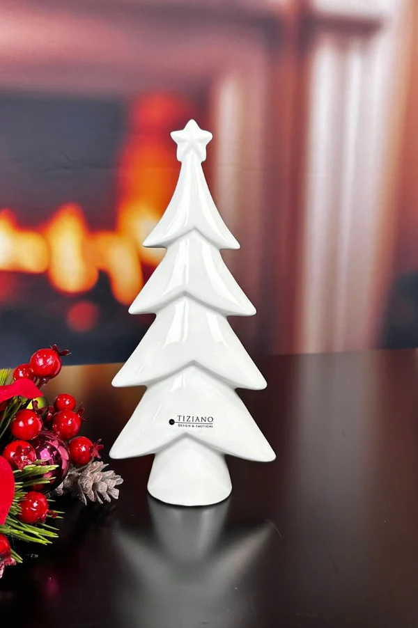 Deko Baum Medora 24cm cremeweiß