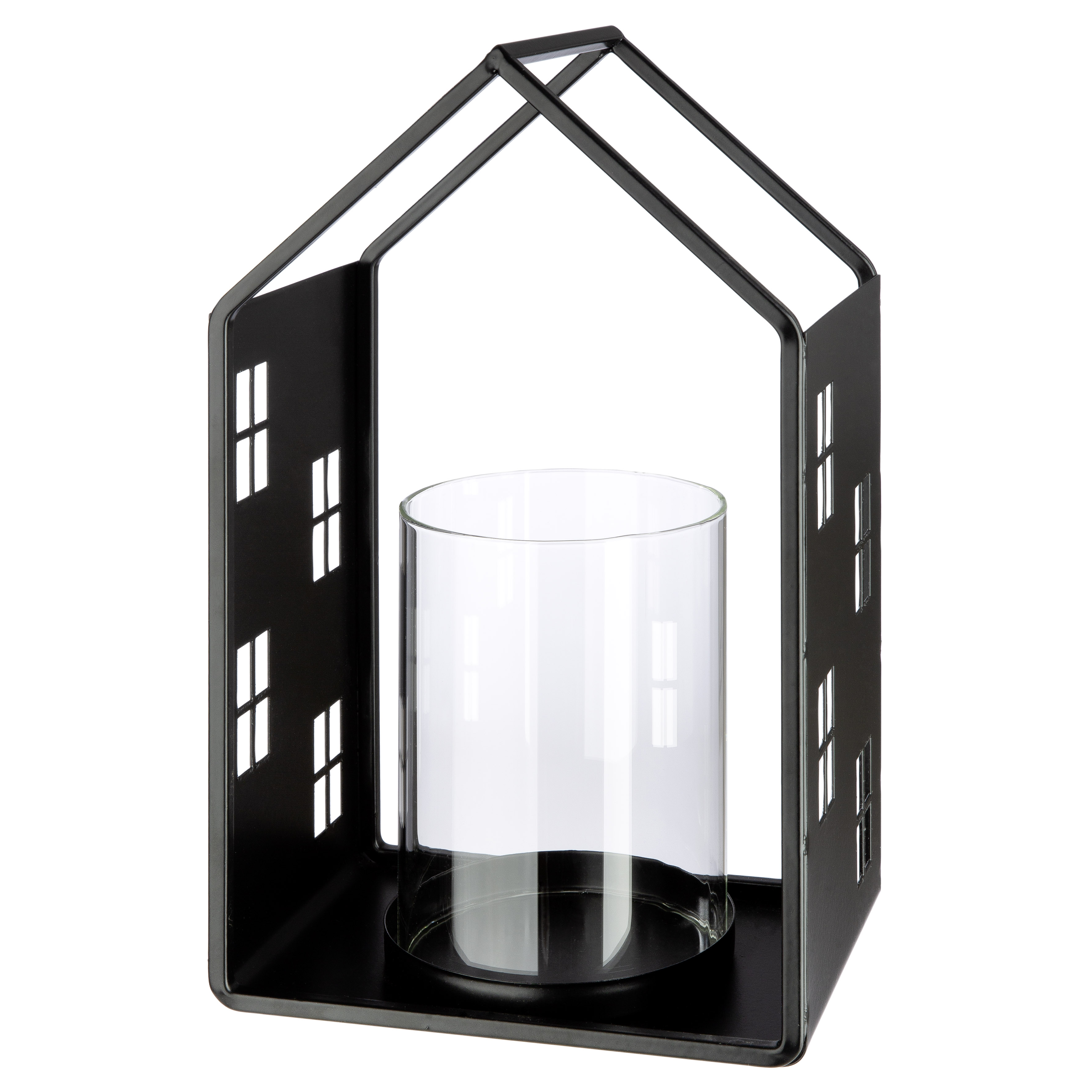 Windlicht Haus Window 30cm