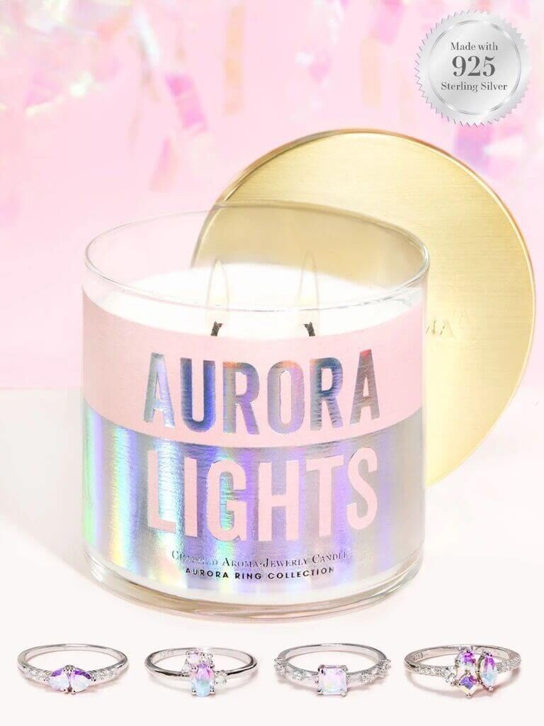 Charmed-Aroma-Aurora-Lights-Ring-Candle Aurora Lights (Ring) Candle