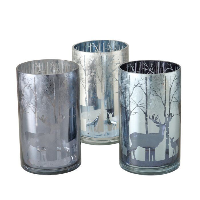 Windlicht Winta 20cm silber