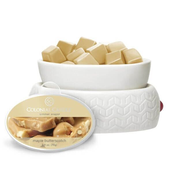 Colonial Candle Maple Butterscotch Simmer Snaps 70g