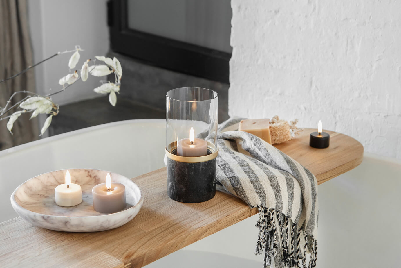 Uyuni LED Teelicht 400 ivory Premium