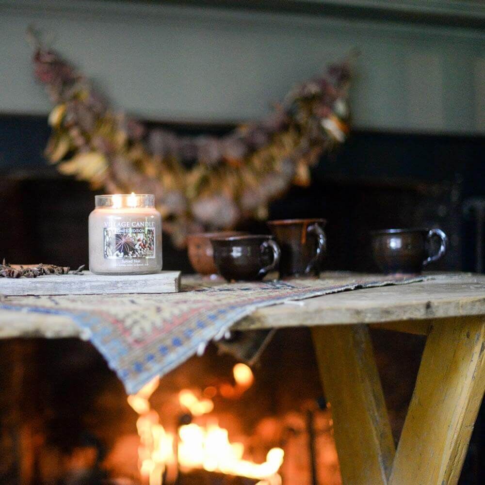 Village Candle Spiced Noir Medium Jar