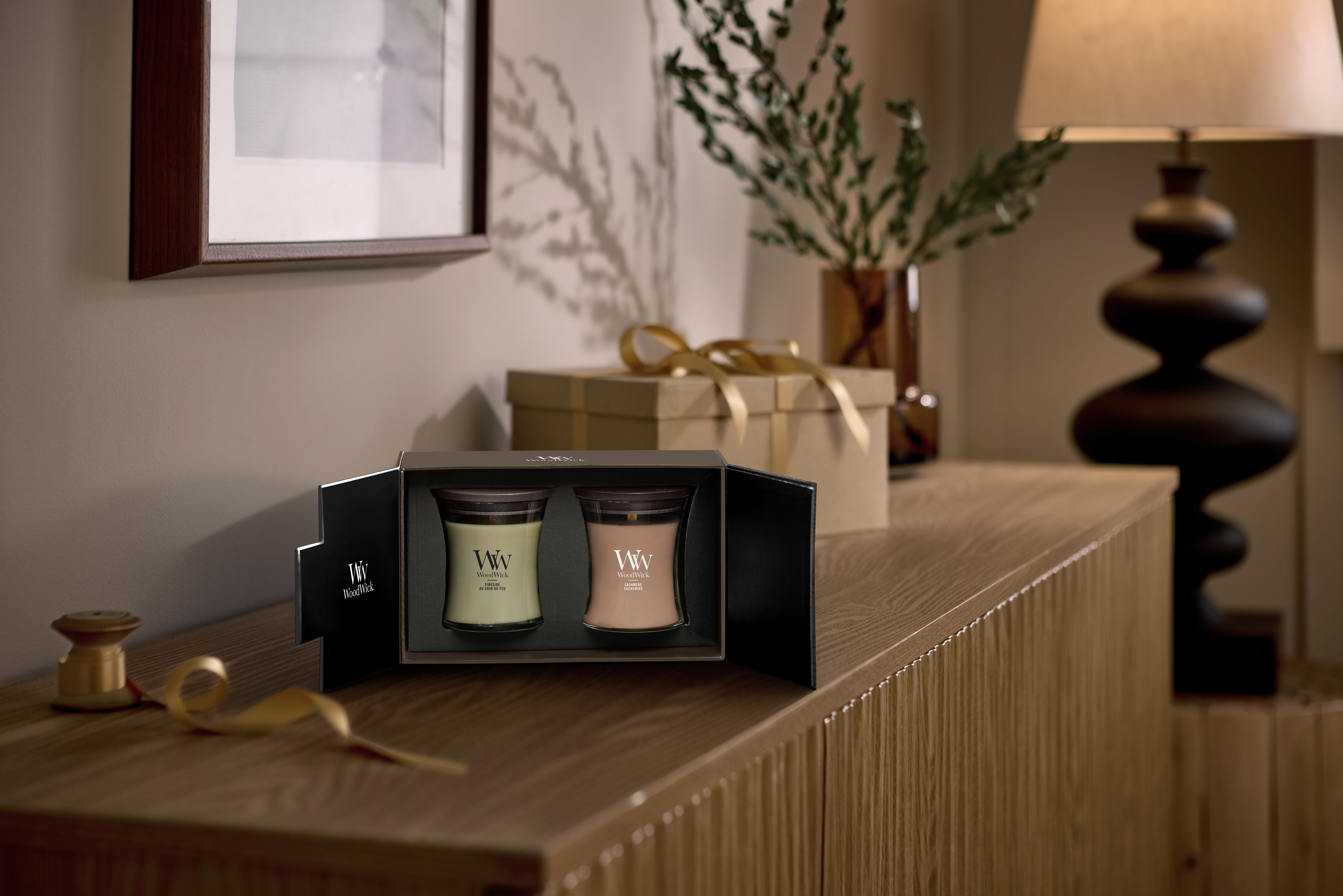 Medium Jar Geschenkset - Fireside + Cashmere 2x275g Medium Jar Geschenkset - Fireside + Cashmere 2x275g