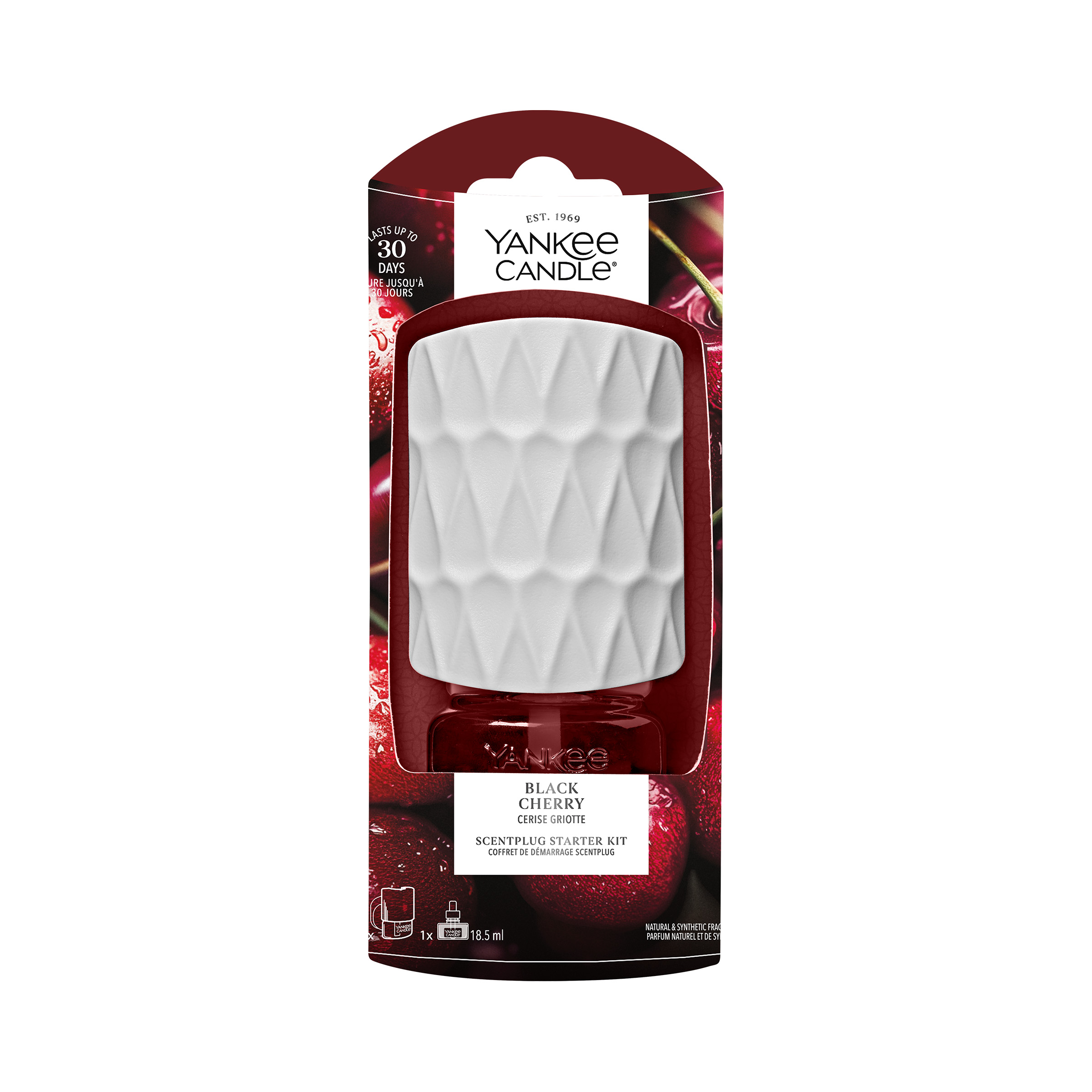 Duftstecker, Starter-Set, Kirsche, Weißer Diffuser, Yankee Candle