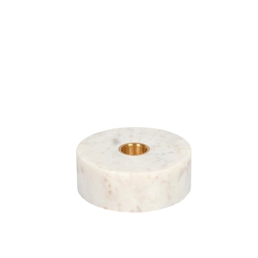 Uyuni Tafelkerzenhalter Marble White Uyuni Tafelkerzenhalter Marble White