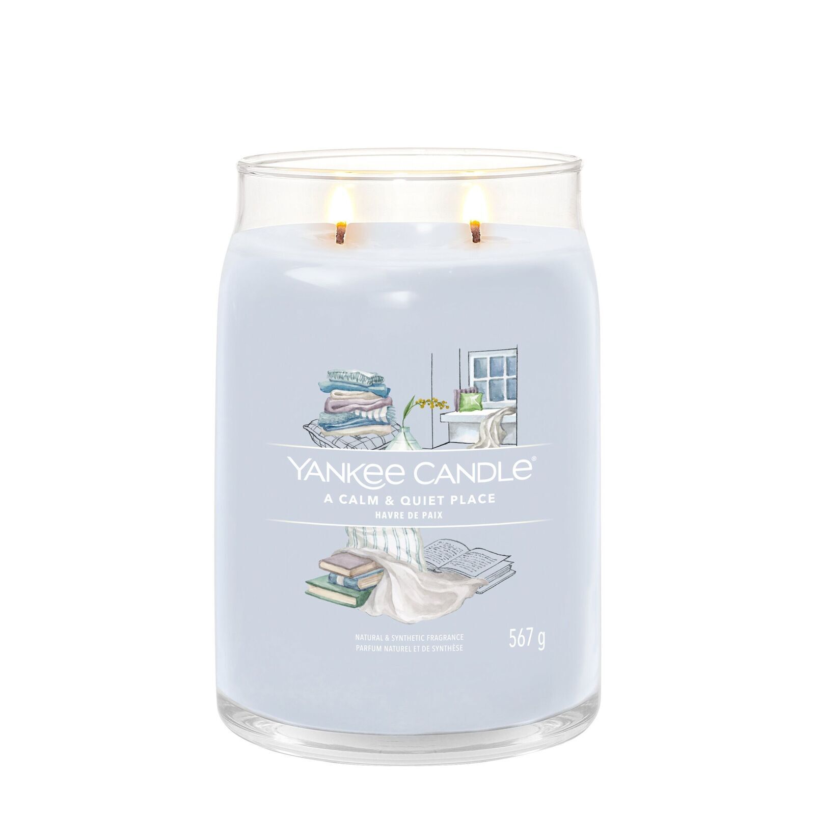 A_Calm_and_Quiet_Place_Large_LIT-1-1 A Calm & Quiet Place Signature Large Jar 567g 2-Docht