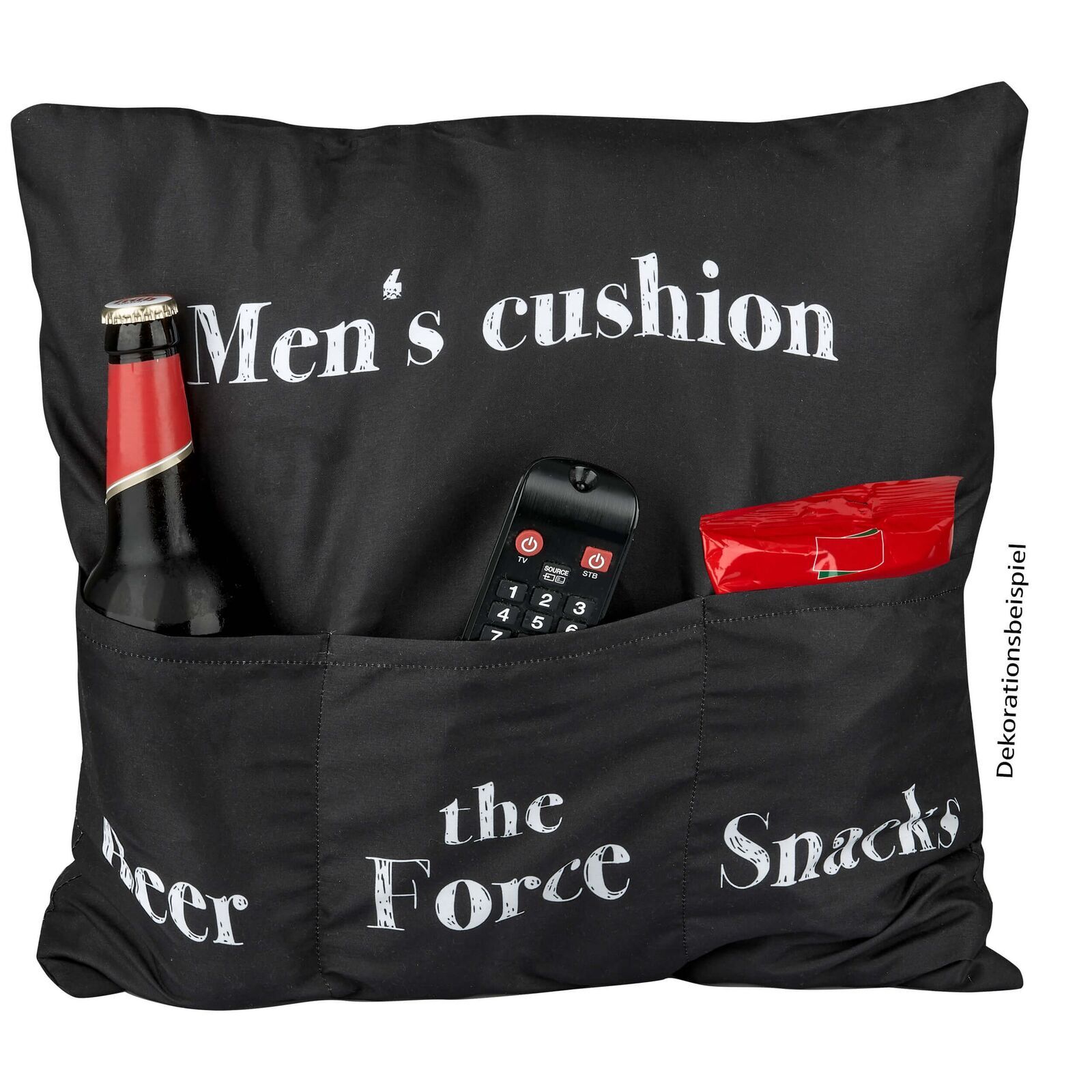 8983_1 Männerkissen englisch mit 3 Einstecktaschen