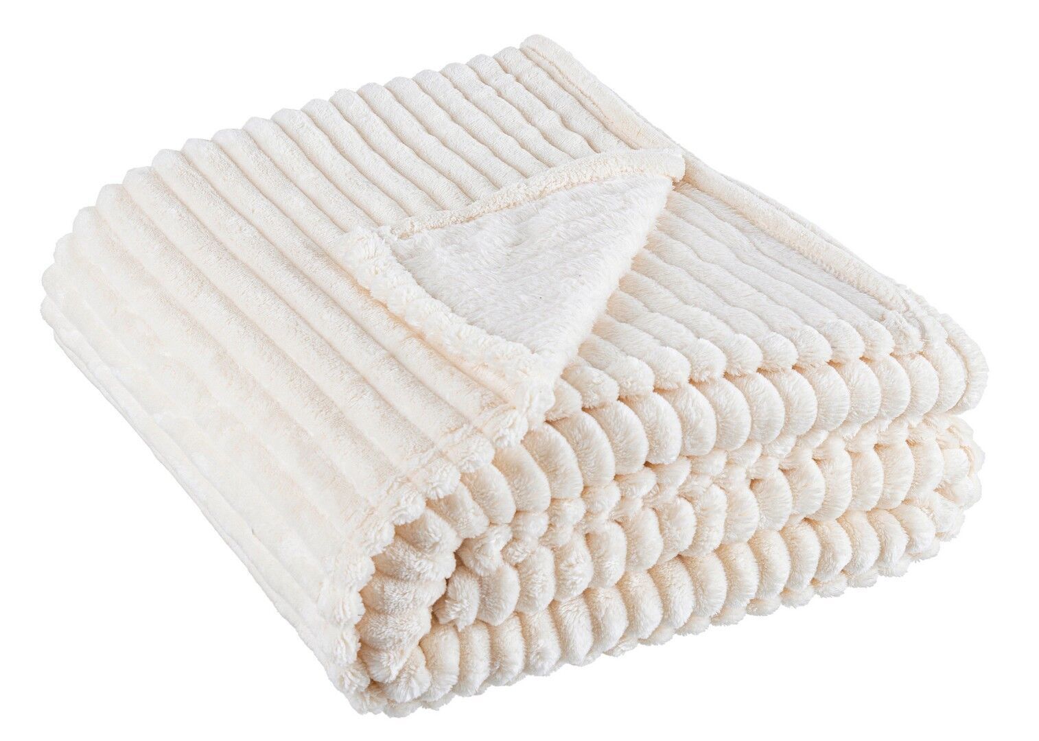 193982 Kuscheldecke Rachele elfenbein 150x200