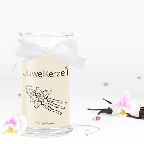 Cremige-Vanille-Classic-Edition-Necklace-DE JuwelKerze Cremige Vanille (Halskette mit Anhänger) 380g
