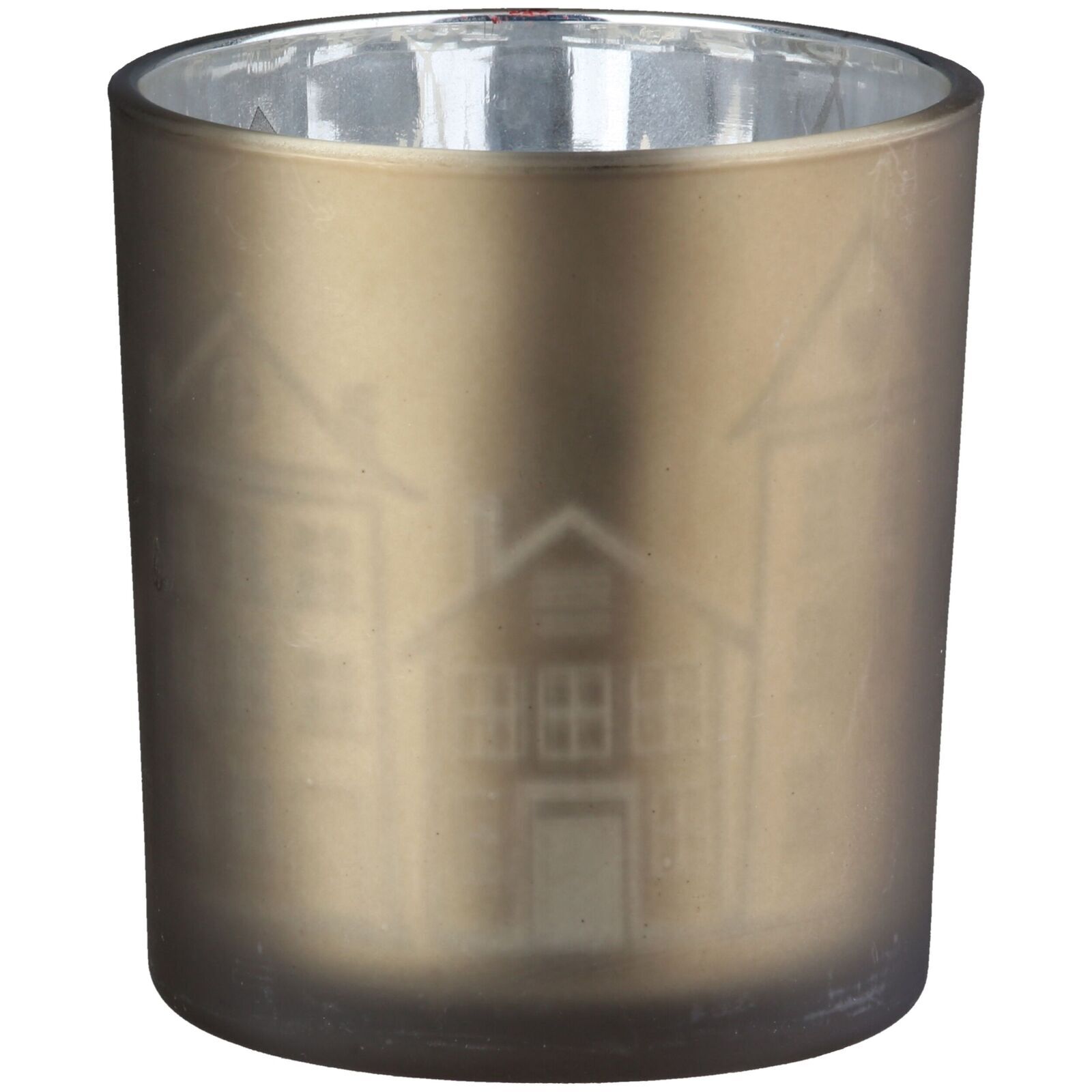 Windlicht Stadtlichter creme 8cm Pokal