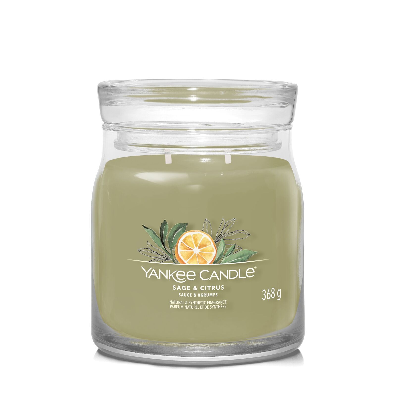 Sage & Citrus Signature Medium Jar 368g 2-Docht