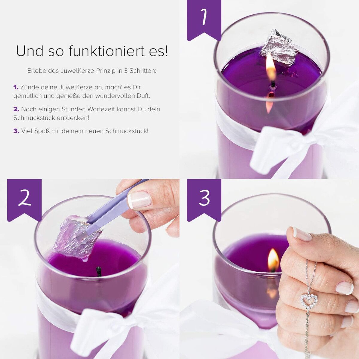 Fluffy Cotton (Ohrringe) 400g Purpur