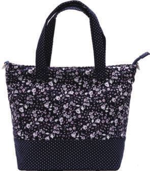 NL2020338 Patchwork Handtasche 177-64 (Navy Florals)